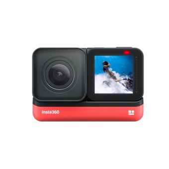 Caméra sport Insta360 One R 4K Edition Noir et rouge