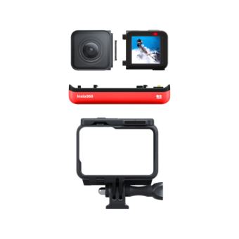 Caméra sport Insta360 One R 4K Edition Noir et rouge