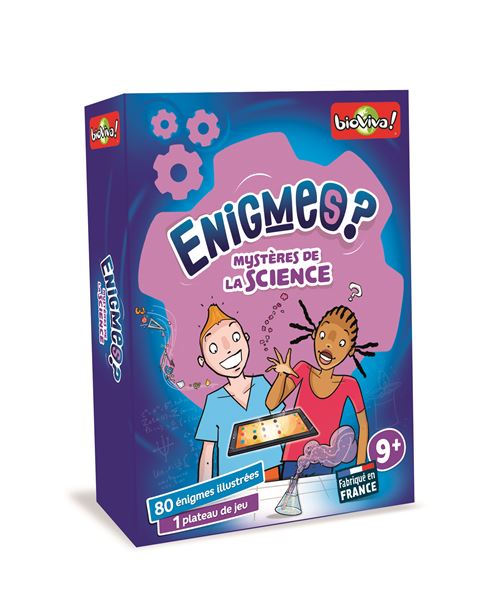 Jeu de société Bioviva Les Enigmes Les Mystères de la science