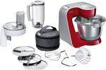 Robot pâtissier Bosch CreationLine MUM58720 1000 Watt Rouge foncé et argent