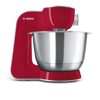 Robot pâtissier Bosch CreationLine MUM58720 1000 Watt Rouge foncé et argent