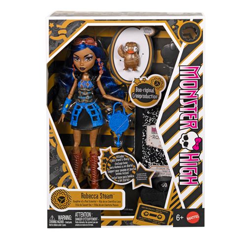 Monster High Multicolore Poupée Boo-Riginal Creeproduction Robecca Steam