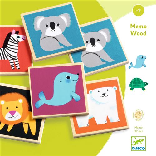Jeu Educatif En Bois Memo Wood - vue 2