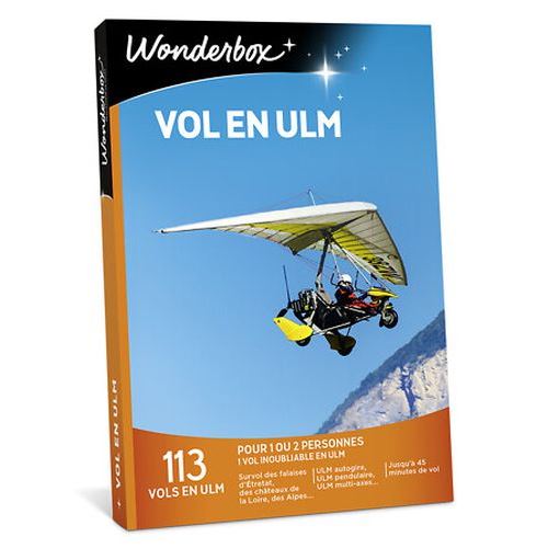 Coffret cadeau Wonderbox Vol en ULM