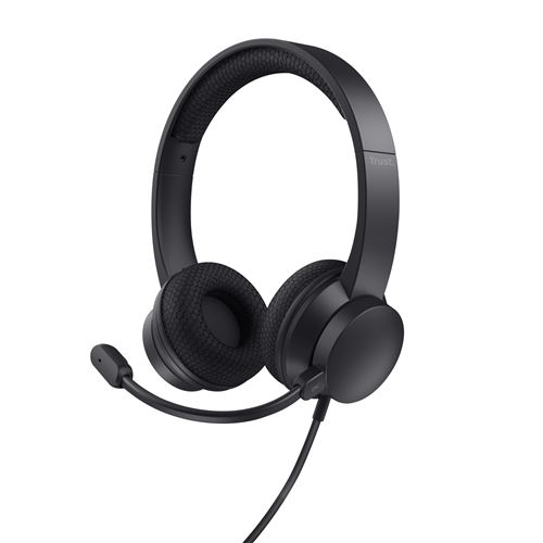 Micro-casque filaire Trust Ayda pour PC Noir