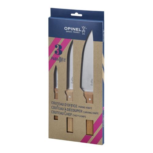 Coffret 3 couteaux cuisine Opintel 001838