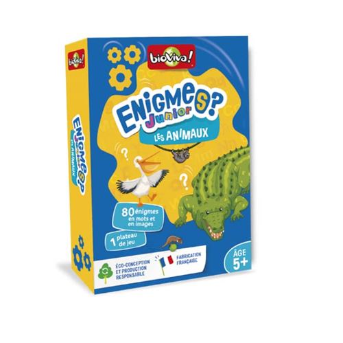 Enigmes Junior Les animaux Bioviva