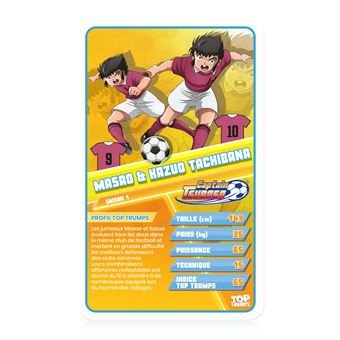 Jeu de cartes Top Trumps Captain Tsubasa