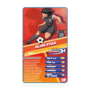 Jeu de cartes Top Trumps Captain Tsubasa