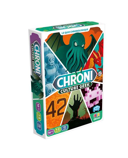 Jeu d'ambiance On the Go Editions ONT044CH – Chroni Culture Geek pour 1 à 6 Joueurs