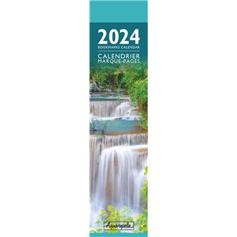 Calendrier Marque-Pages Pictura 2024 Cascades