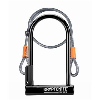 Antivol Kryptonite U Keeper 12 Standard with Flex Noir - 1