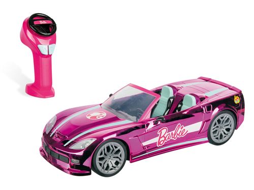 Voiture Radiocommandée Voiture Barbie RadiocommandÃ©e Barbie-Cabriolet  Fashion Radiocommandé Mondo Motors King Jouet