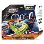 Circuit Wave Racer Triple Skyloop et 2 voitures