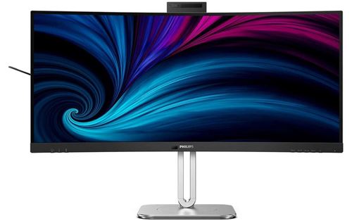 Philips Noir Ecran Pc 34B2u6603ch - 6000 Series - Écran Led - Incurvé - 34" - 3440 X 1440 Wqhd @ 120 Hz - Va - 550 Cd/M² - 4000:1 - Displayhdr 400 - 4 Ms - Thunderbolt 4, 2Xhdmi, Displayport - Haut-Parleurs - Charbon