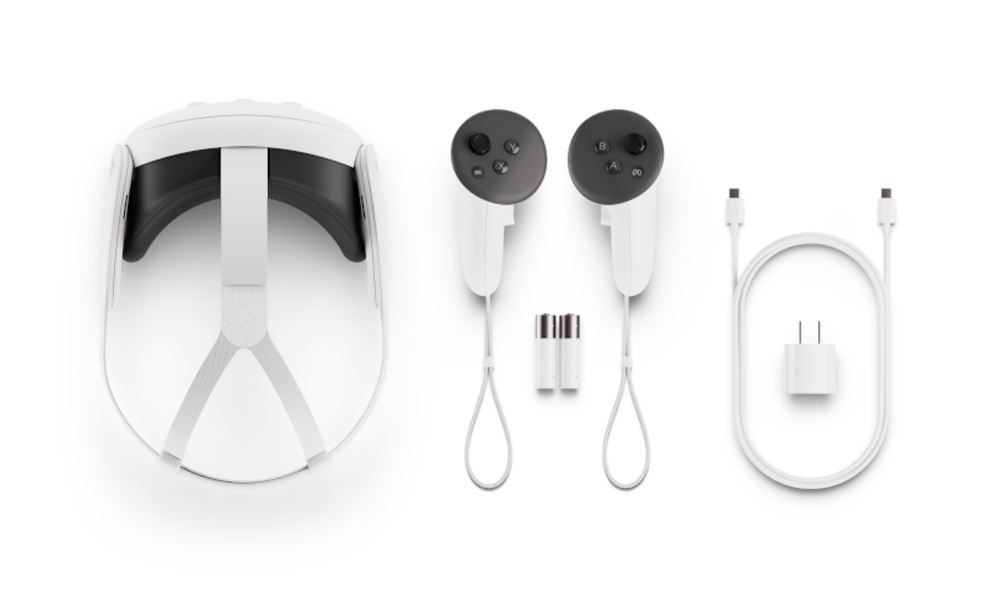 Casque Meta Quest 3 512 Go (sans Manettes) - VR Autonome Blanc - Occasion