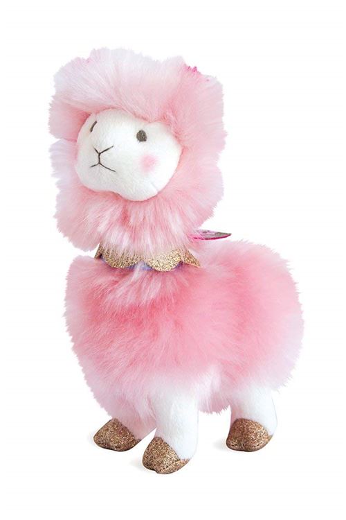 Peluche Histoire d'Ours Lama 20 cm Rose