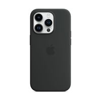 Coque en silicone avec MagSafe pour Apple iPhone 14 Pro Minuit