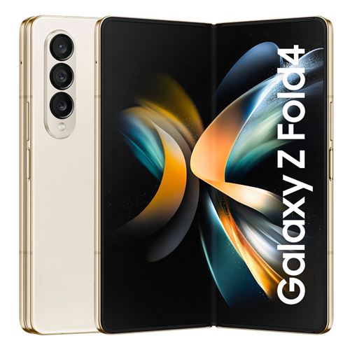 Smartphone Samsung Galaxy Z Fold4 5G 7.6 Double nano SIM 512 Go Ivoire