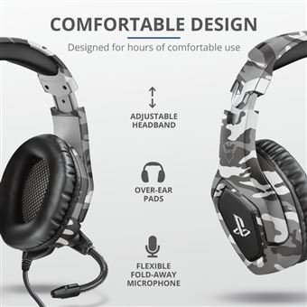 Casque micro Gaming filaire Gris como Trust GXT 488 Forze G pour PS4/PS5