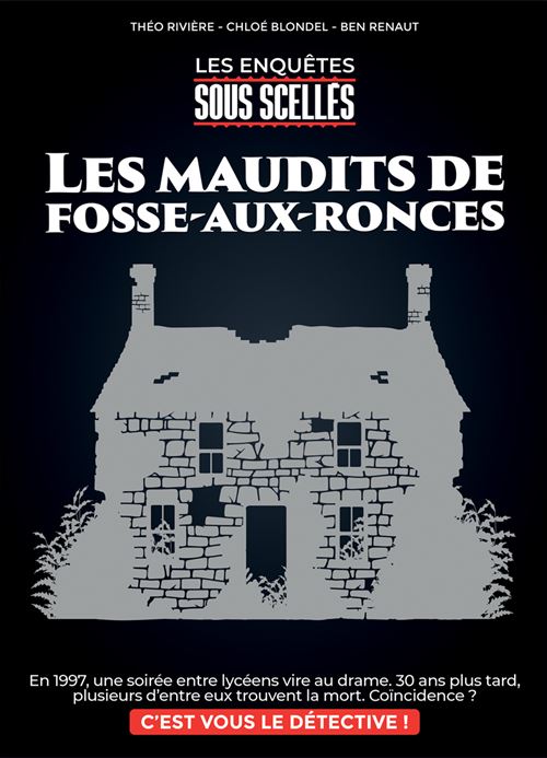 Jeu d'enquête Enigami Sous Scellés Les Maudits de Fosse-Aux-Ronces