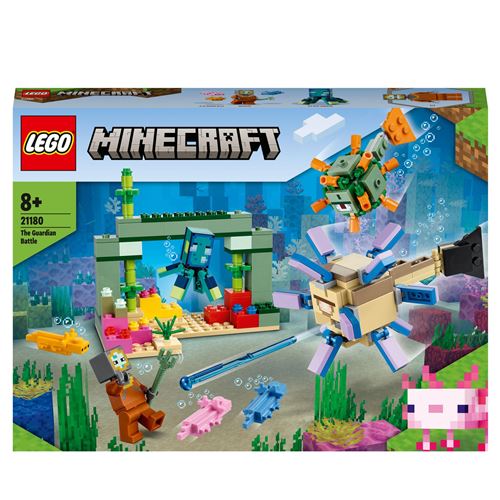 LEGO® Minecraft 21180 Le combat des gardiens État correct - LEGO Minecraft reconditionné disponible sur Fnac