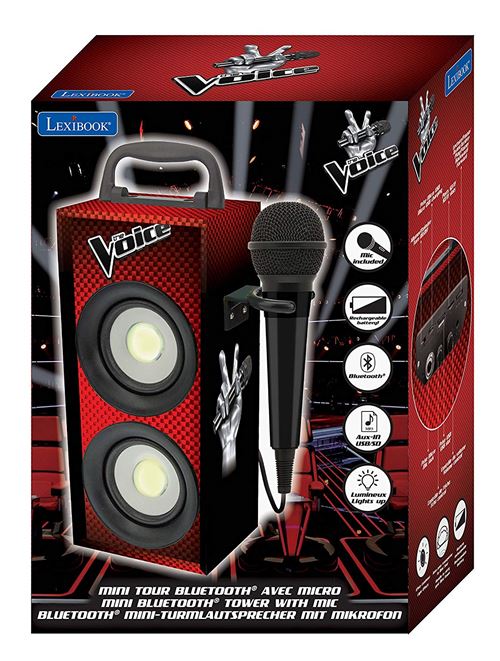 Lexibook Mini Tour Compact Bluetooth Luidspreker met micro The Voice