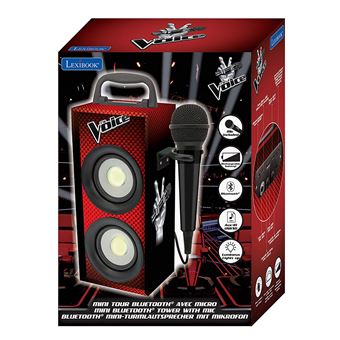 Enceinte compacte Lexibook Mini Tour Bluetooth avec micro The Voice