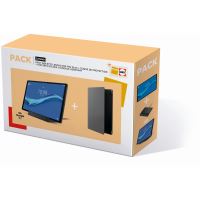 Pack Tablette tactile Lenovo Tab M10 FHD Plus 10.3'' 4 Go RAM 128 Go SSD Wifi Gris + Coque de protection + Station d'accueil Noir
