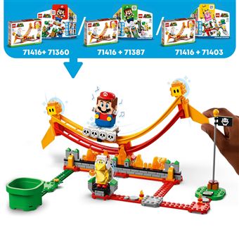 LEGO Super Mario 71416 - Lava Wave Ride Expansion Set