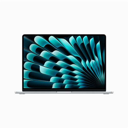 Apple MacBook Air 15.3'' 256 Go SSD 8 Go RAM Puce M2 CPU 8 cœurs GPU 10 cœurs Argent