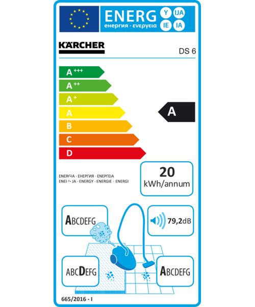 Kärcher DS 6 Aspirateur sans Sac avec Filtration par Eau Nouveau,  Jaune/Noir, 650 W & 2.903-001.0 Turbobrosse pour Meubles Accessoire pour  aspirateurs DS et VC : : Cuisine et Maison