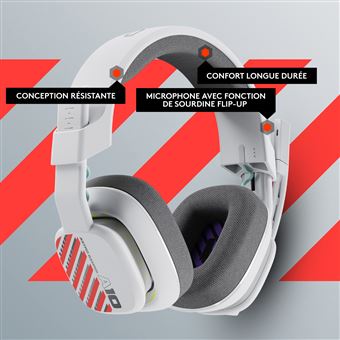 1€38 sur Casque gaming filaire Astro A10 2e génération pour Xbox et PC Blanc  - Casque pour console - Achat & prix