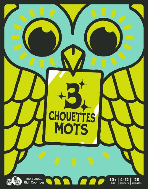 Jeu d’ambiance Big Potato Games 3 Chouettes Mots