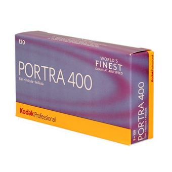 Pack de 5 films couleur Kodak Portra 400 120 x 5