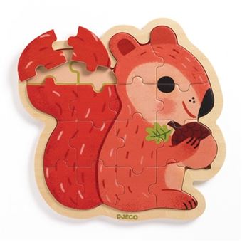 Puzzle Djeco Ecureuil - 1