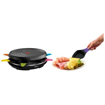 Raclette Tefal Colormania avec 8 tasses 1050 W Noir