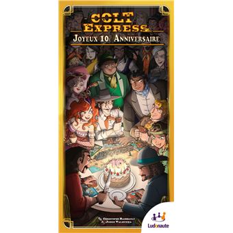 Jeu d’ambiance Ludonaute Colt Express Joyeux 10e anniversaire - 1