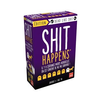 Goliath jeu de société Shit Happens (FR) 15 cm carton violet