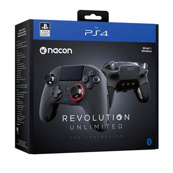 NACON REVOLUTION Unlimited Pro Controller - Manette de jeu - sans fil - Bluetooth - pour PC, Sony PlayStation 4, MAC