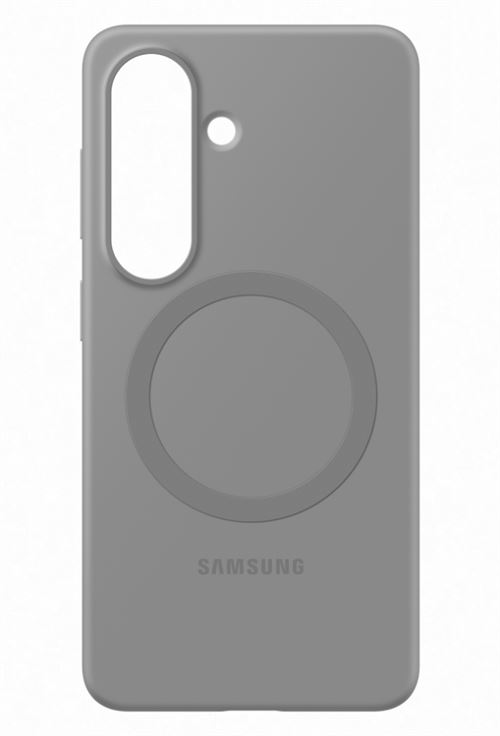 Coque en silicone Magnet Gris pour Samsung Galaxy S26