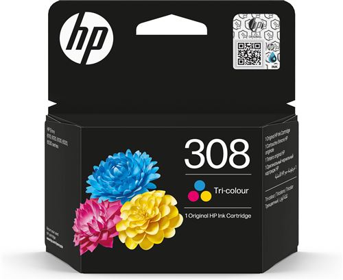 Cartouche d'encre HP 308 Trois Couleurs