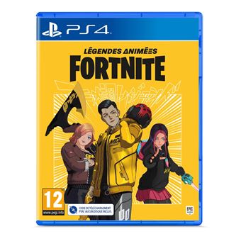 Code in a Box Fortnite Légendes Animé PS4