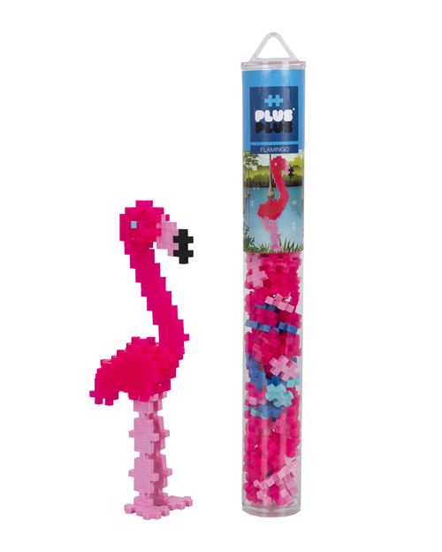 Plus Plus Rose Jeu De Construction Tube Flamant 100 Pièces