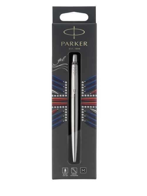 Prkr Gris Stylo Bille Gel En Acier Parker Jotter Ct