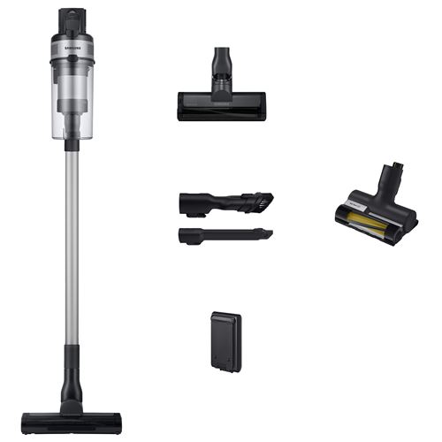 Samsung VS15A60BGR5/WD aspirateur balai et balai électrique Aspirateur-balai 2 en 1 Batterie Sec Micro Sac à poussière Argent