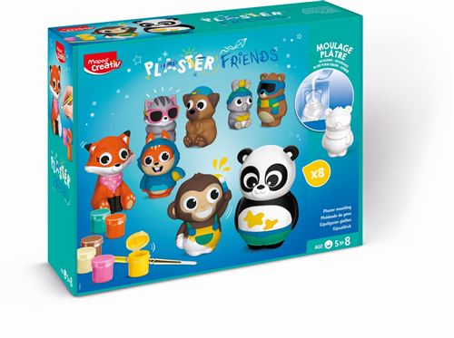 Maped Jeu créatif Moulage Plâtre 8 Animaux - vue 2