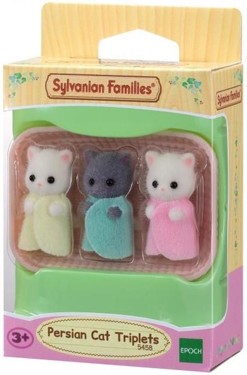 Les Triples Chat Persan Sylvanian Families Moyenne Figurine Achat Prix Fnac