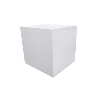 Meuble Enova Hifi Vinyle Box 120wh pour 120 vinyles Blanc