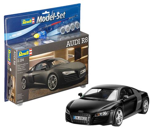 Maquette Revell Model Set Audi R8 1:24 Noir